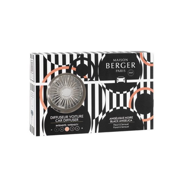 Maison Berger Autoparfum Car Diffuser Black Angelica