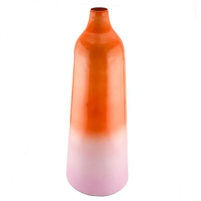 Vaas ombre oranje roze 