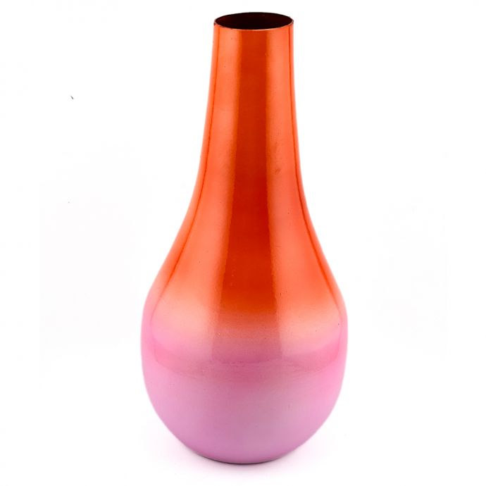 Vaas ombre oranje roze 