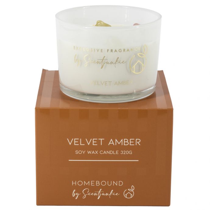 Geurkaars 'Velvet amber'