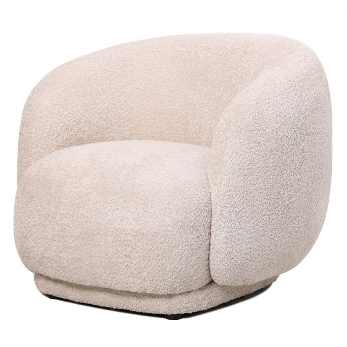 Fauteuil Aimee teddy zand