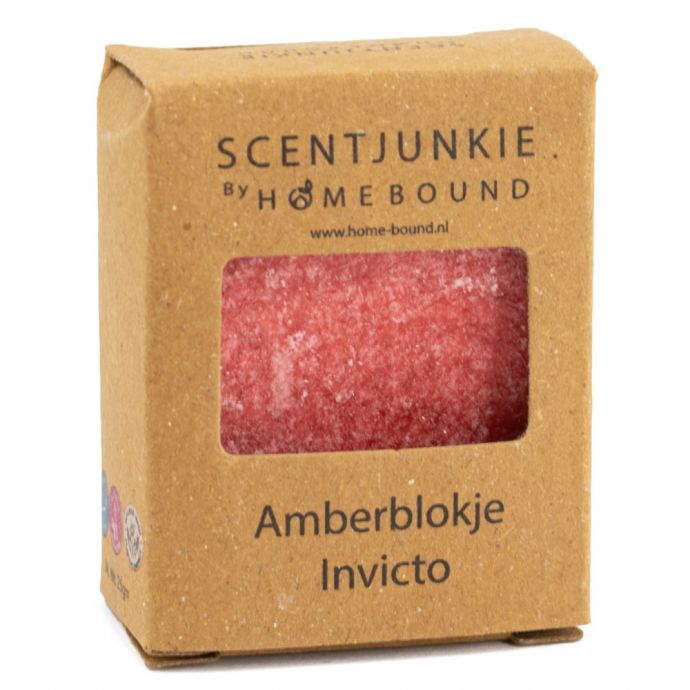 Amberblok in doosje ´Invicto´