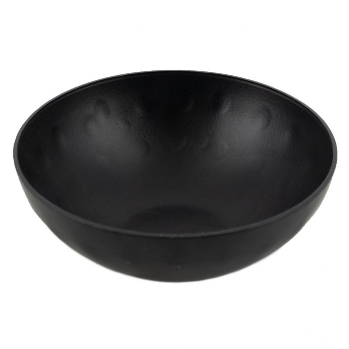 Schaaltje bowl hammered zwart