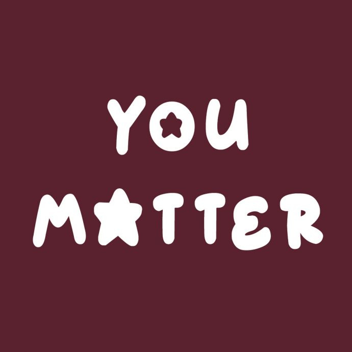 Tegeltje 'You matter'