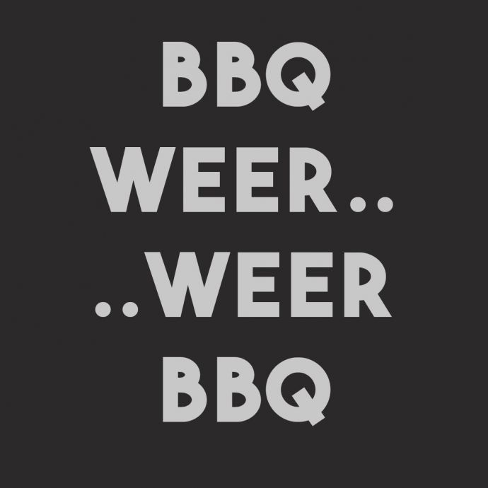 Tegeltje 'BBQ weer'