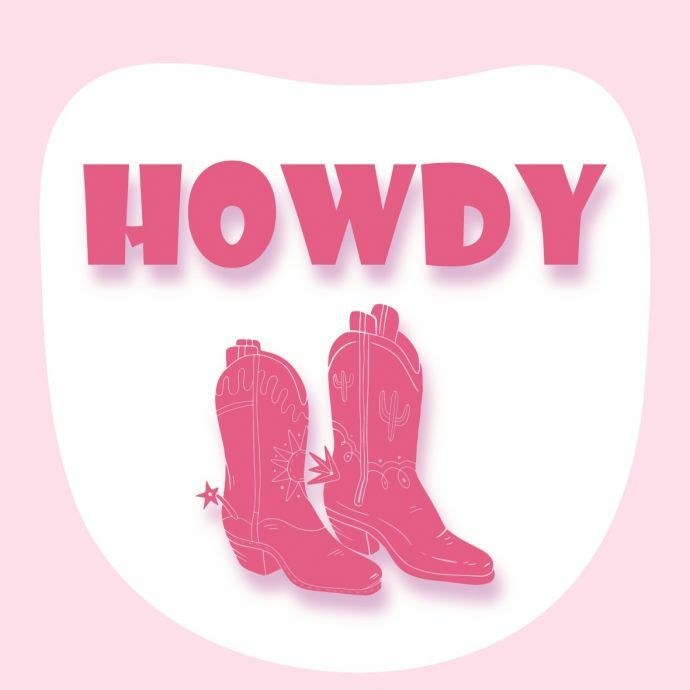 Tegeltje 'Howdy'