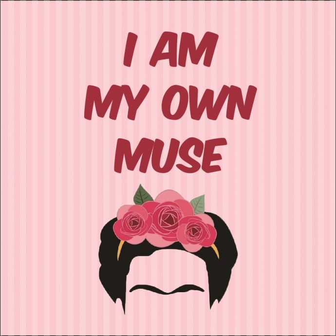 Tegeltje 'Frida: I am my own muse'