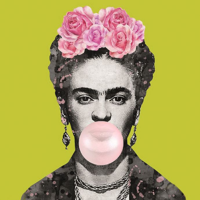 Tegeltje 'Frida Kahlo'