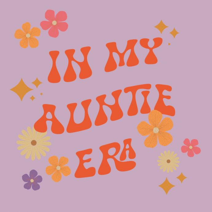 Tegeltje 'Auntie era'