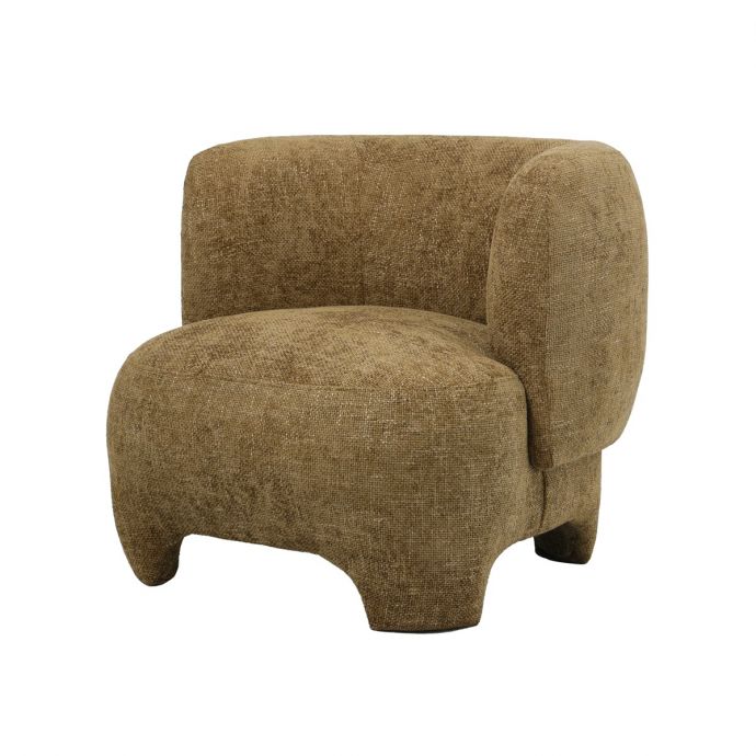 Fauteuil Lorain in stof chenille ohker