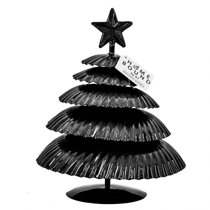 Metalen kerstboom zwart 