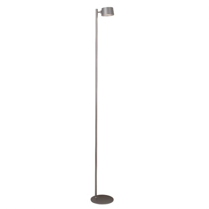 Vloerlamp Design LED op accu zilver