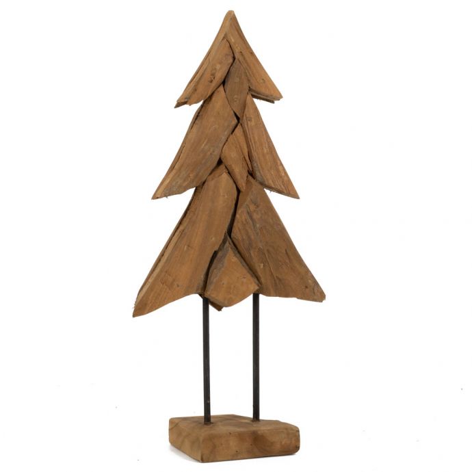 Houten kerstboom op standaard S 