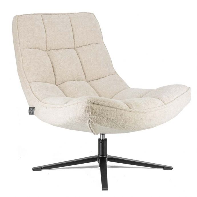 Draaifauteuil Sep bouclé beige