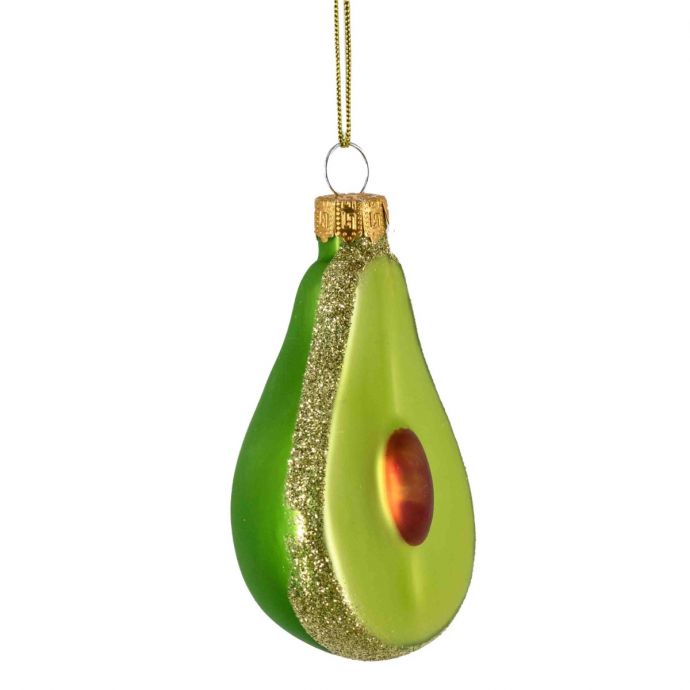 Kerstbal avocado 