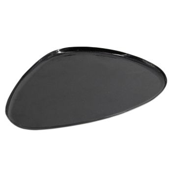 Metalen tray organisch black marble 